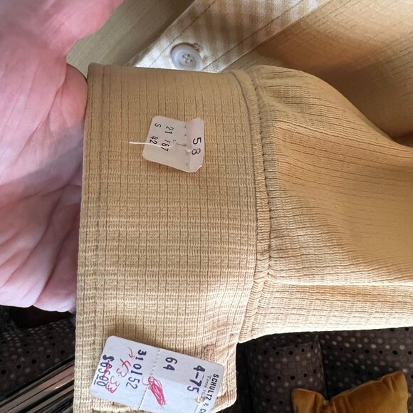 NWT 70's Butterfly Collar Polyester Light Jacket - Picture 3 of 7